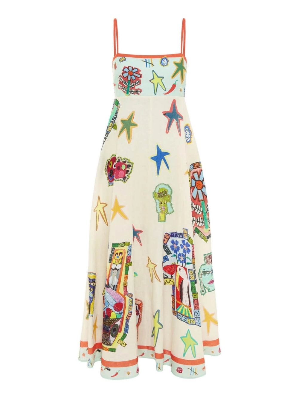Women's 2026 New Casual Linen Print Long Dress - Picture 4 of 6
